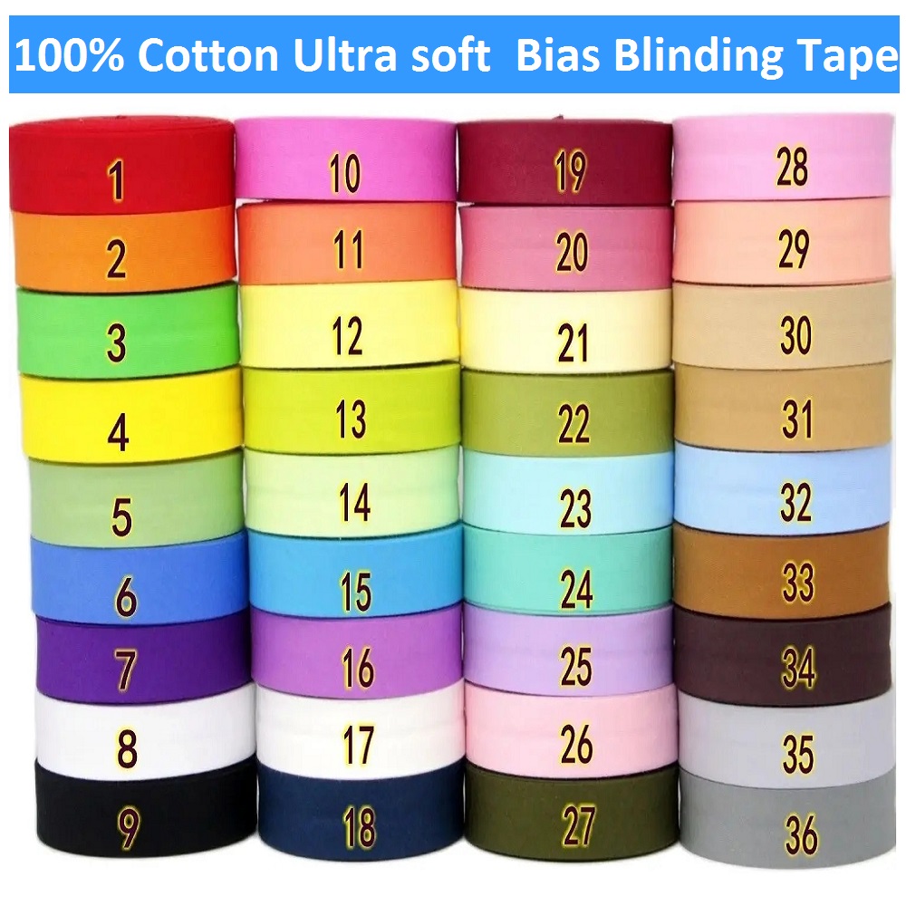 Binding Tape Bias - 20 مللي متر عرض الترا لينة