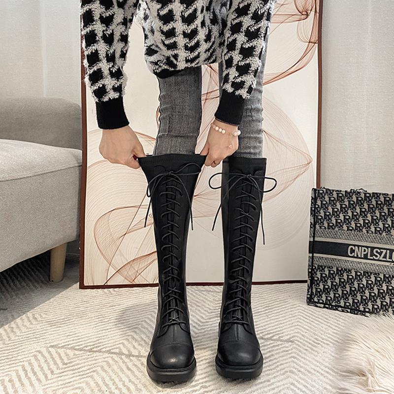 Sewing Fleece - جولة اصبع القدم مبطنة بالصوف أنيقة