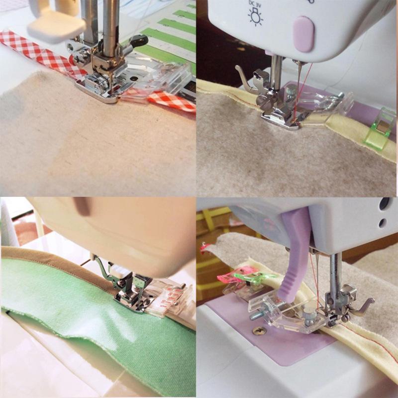 Binding Tape Bias - قدم ضغط قابلة للتعديل لربط الشريط