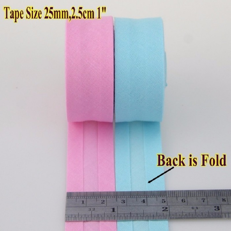 شريط قطني مطوي بعرض 25 مم للحي - مراجعة Binding Tape Bias وسعره