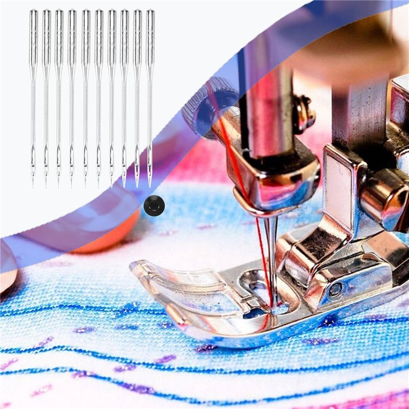 إبر ماكينة الخياطة ABUI، 60 قط - مراجعة Twin Needle Stretch وسعره
