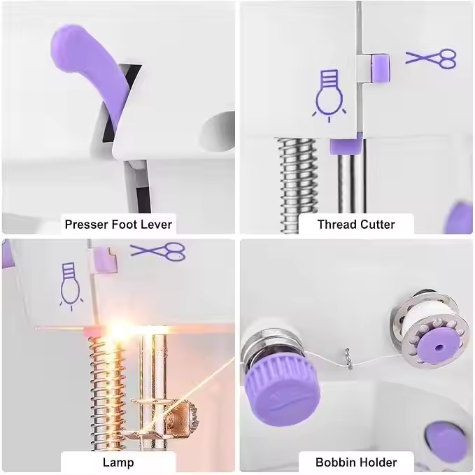 ماكينات خياطة منزلية كهربائية  - مراجعة Textile Sewing Factory وسعره