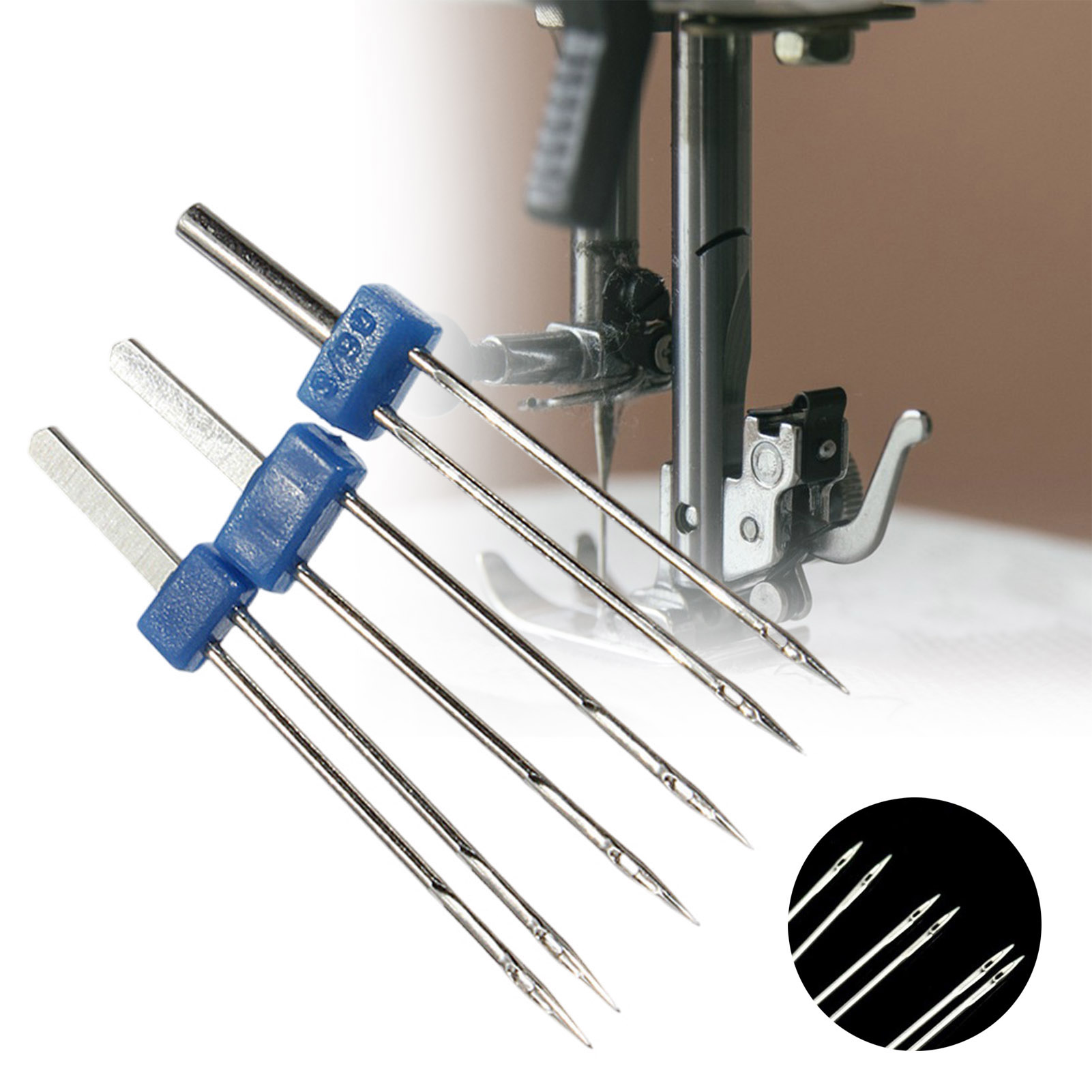 مجموعة إبر مزدوجة 3 قطع من الف - مراجعة Twin Needle Stretch وسعره