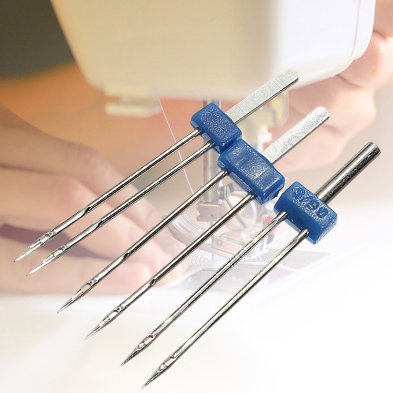 مجموعة إبر مزدوجة 3 قطع من الف - مراجعة Twin Needle Stretch وسعره